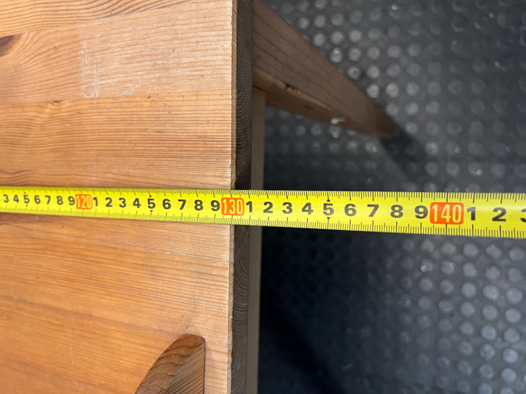 Pine Wood Office Desk with Hutch and Drawers — Fair Condition with Minor Scratches