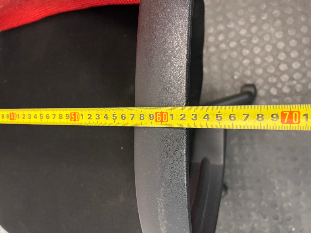 Two-Tone Red and Black High Back Office Chair