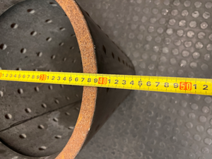 Studded Tapered Metal Planter Pot