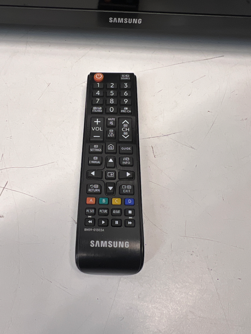 Sleek Black Flat Screen Television — Working Well in Fair Used Condition