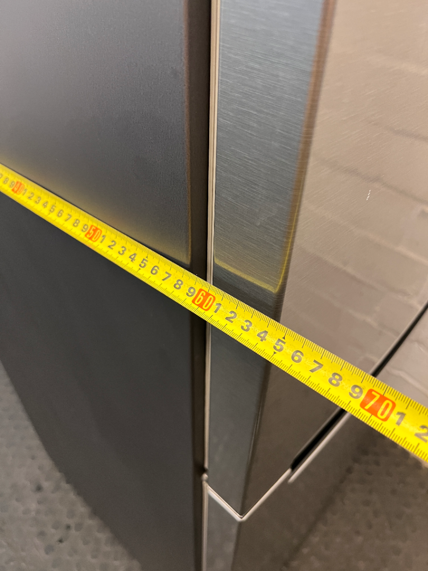 Samsung Grey Bottom-Mount Fridge with Water Dispenser — Good Working Order