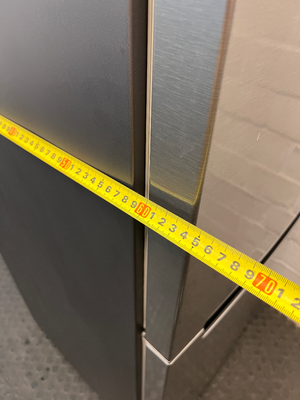 Samsung Grey Bottom-Mount Fridge with Water Dispenser — Good Working Order