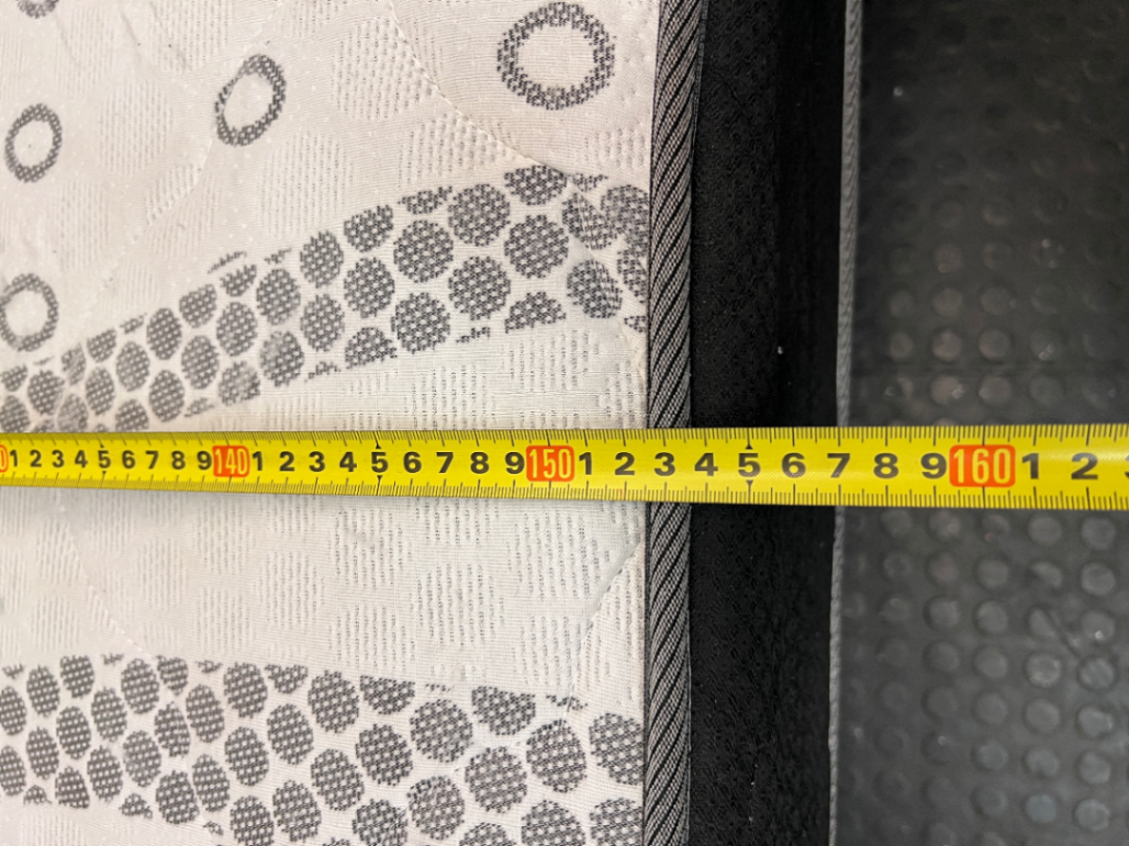 Queen Bed Mattress and Base Set — Fair Condition with General Wear