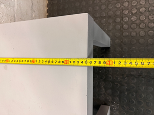 Grey Minimalist Square Side Table