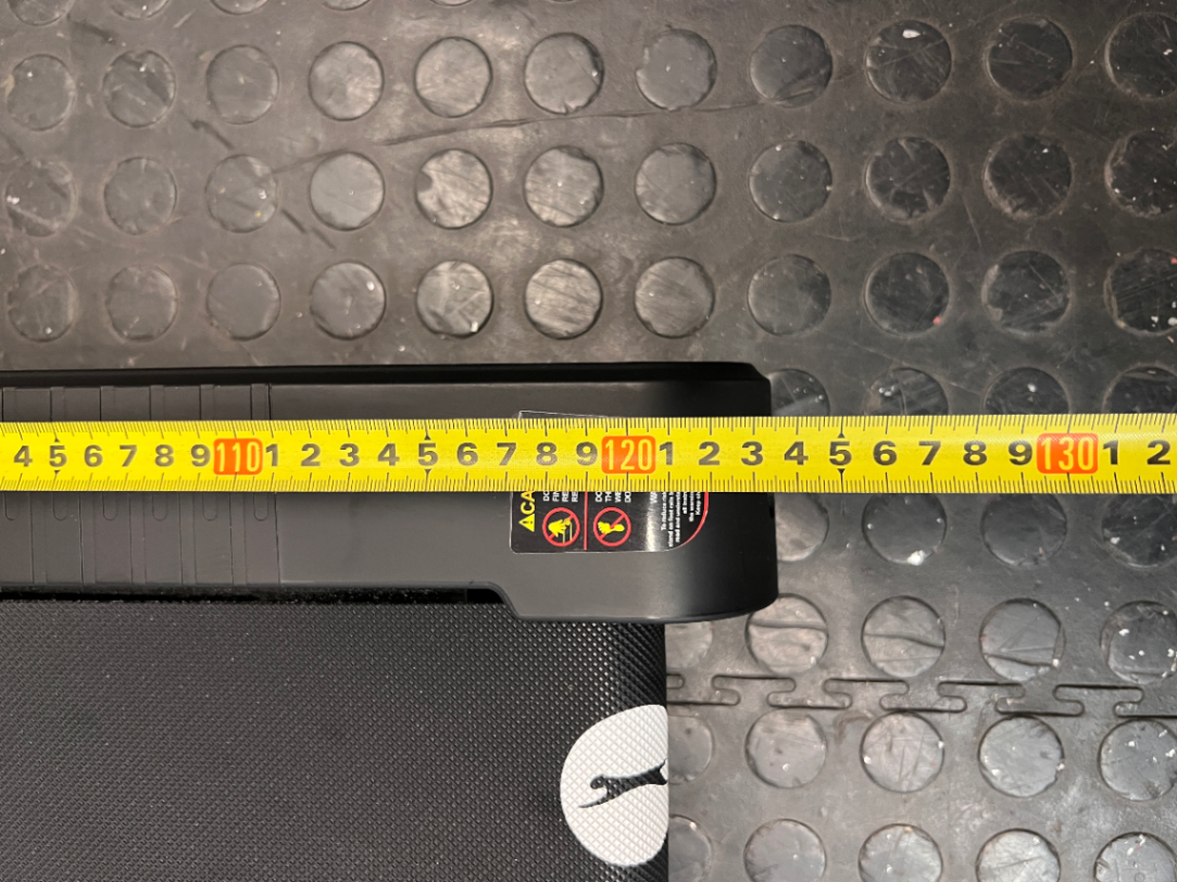 Slazenger Black Walking Pad Treadmill with Handrail — Good Working Order
