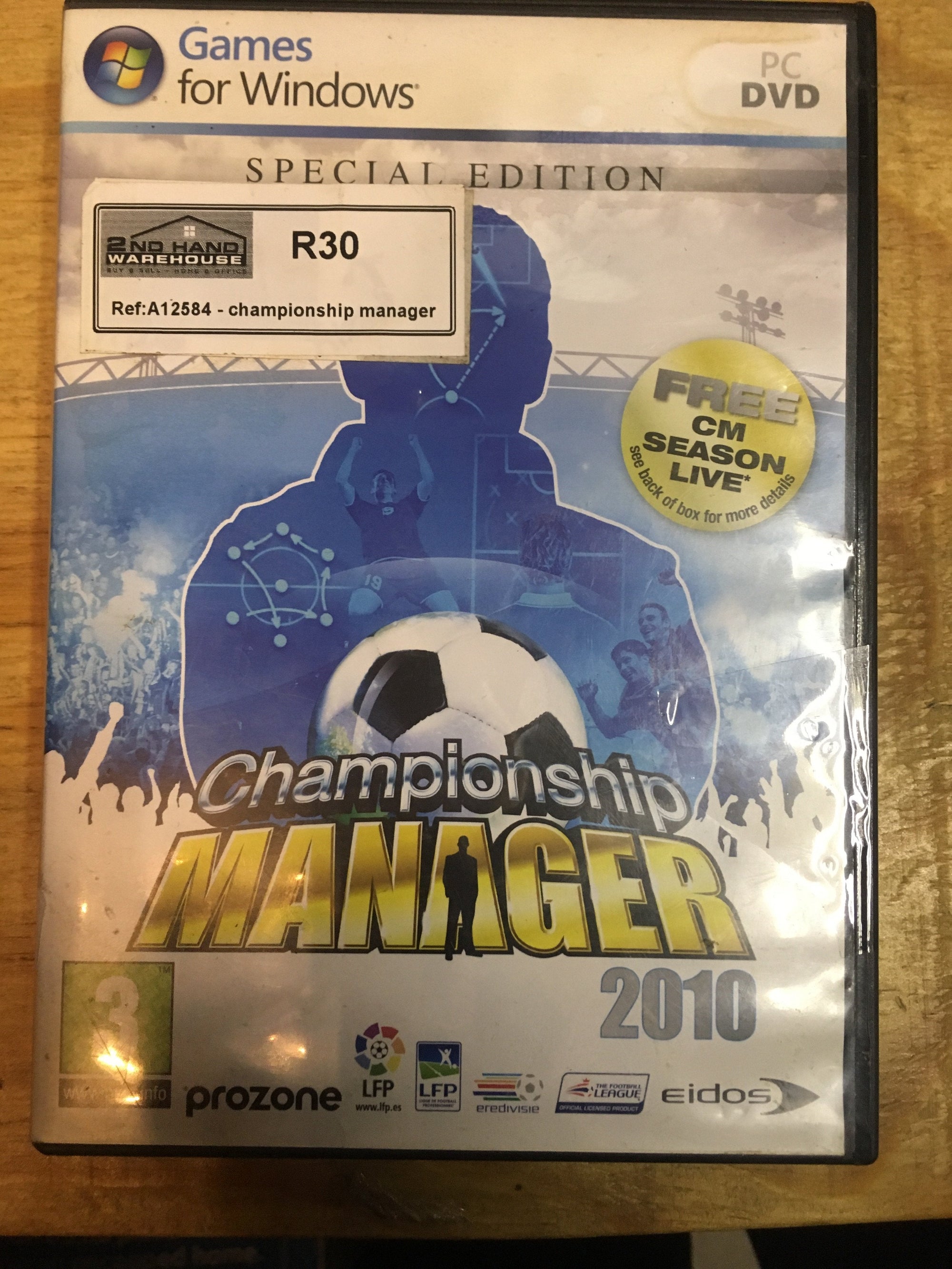 Championship Manager (PC Game) - 2ndhandwarehouse.com