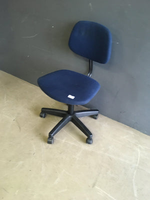 Blue Typist Chair - 2ndhandwarehouse.com