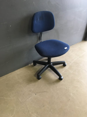Blue Typist Chair - 2ndhandwarehouse.com