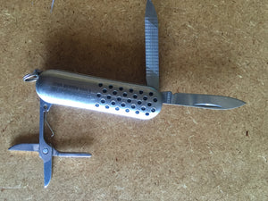 Small Foldable Silver Knife - 2ndhandwarehouse.com