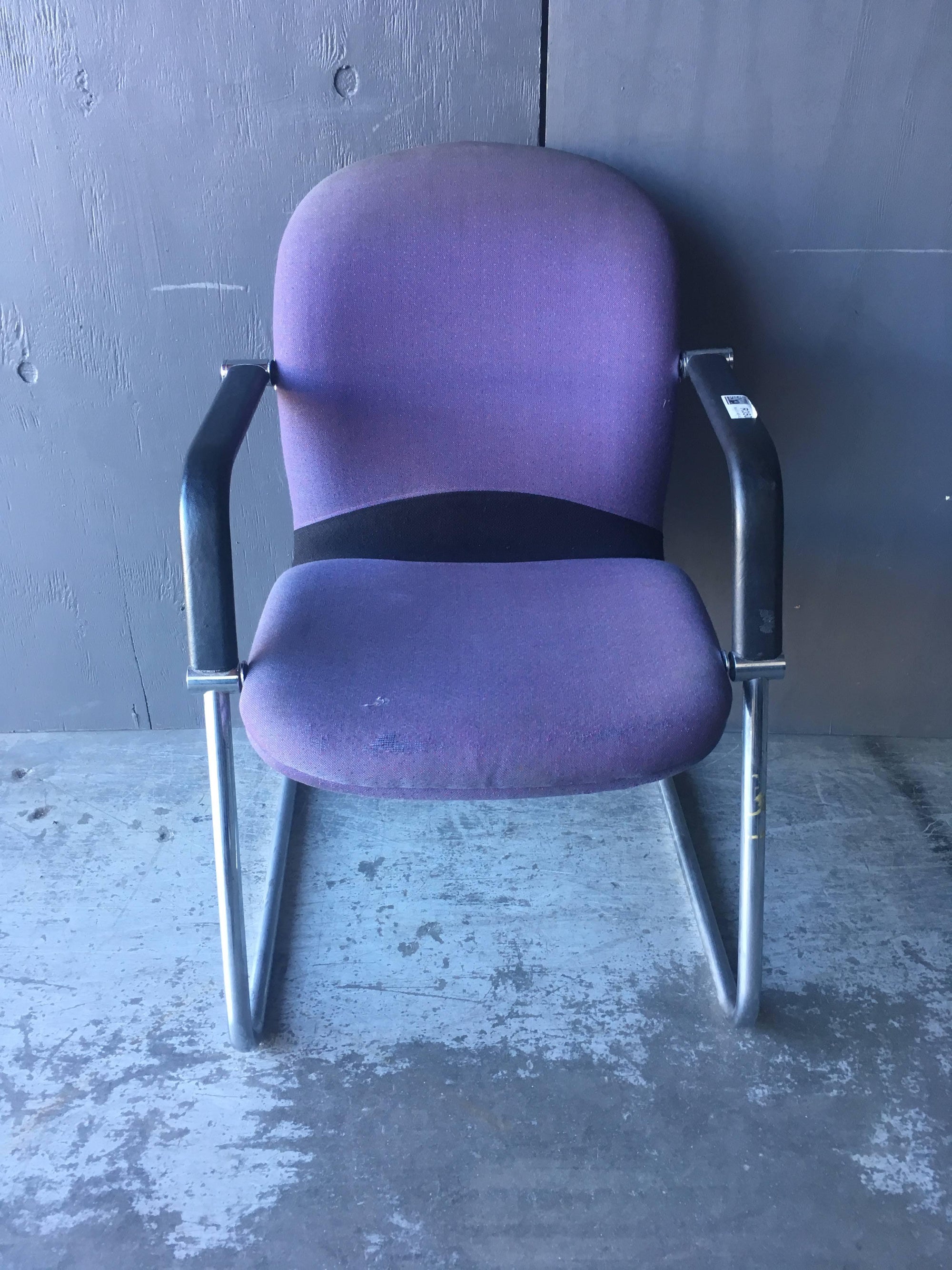 Blue Visitors Chair - 2ndhandwarehouse.com