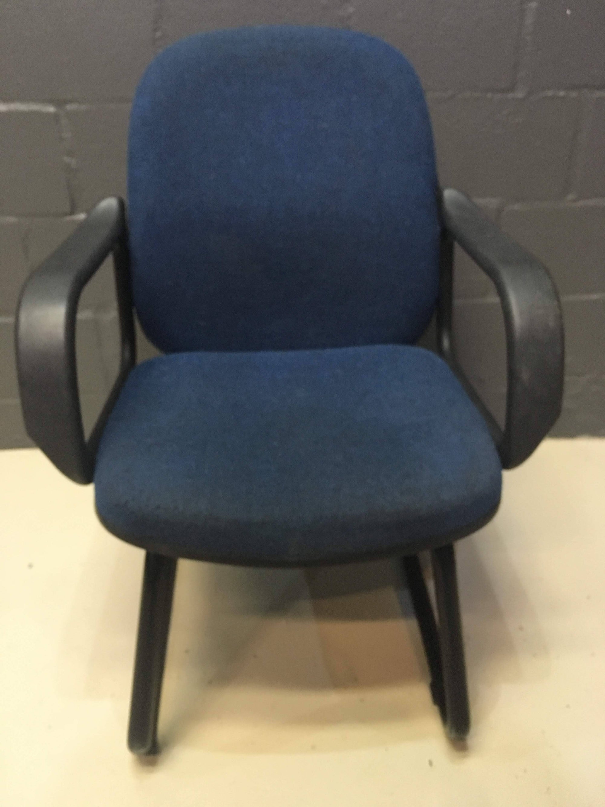 Blue Visitors Chair - 2ndhandwarehouse.com