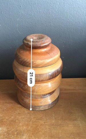 Medium Sized Jar With With Lid - 2ndhandwarehouse.com