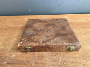 Vintage Cake Fork Set In Leather Case - 2ndhandwarehouse.com
