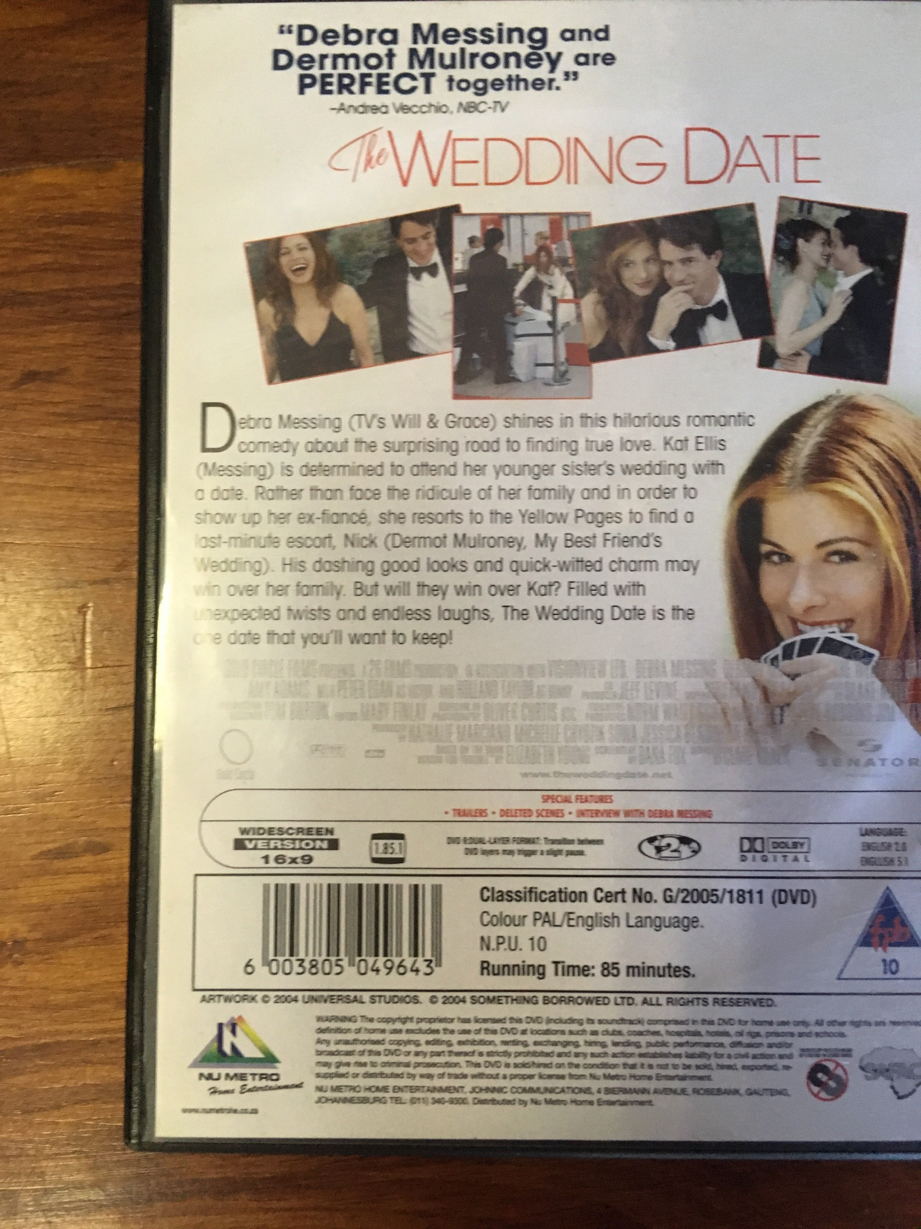 https://2ndhandwarehouse.com/cdn/shop/products/A19961-Wedding-Date-Debra-Messing-REDUCED-BARGAIN-Dvds-2_5000x.jpg?v=1671459869