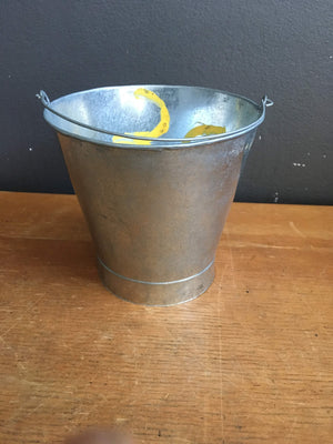Metal Bucket With Handle - 2ndhandwarehouse.com