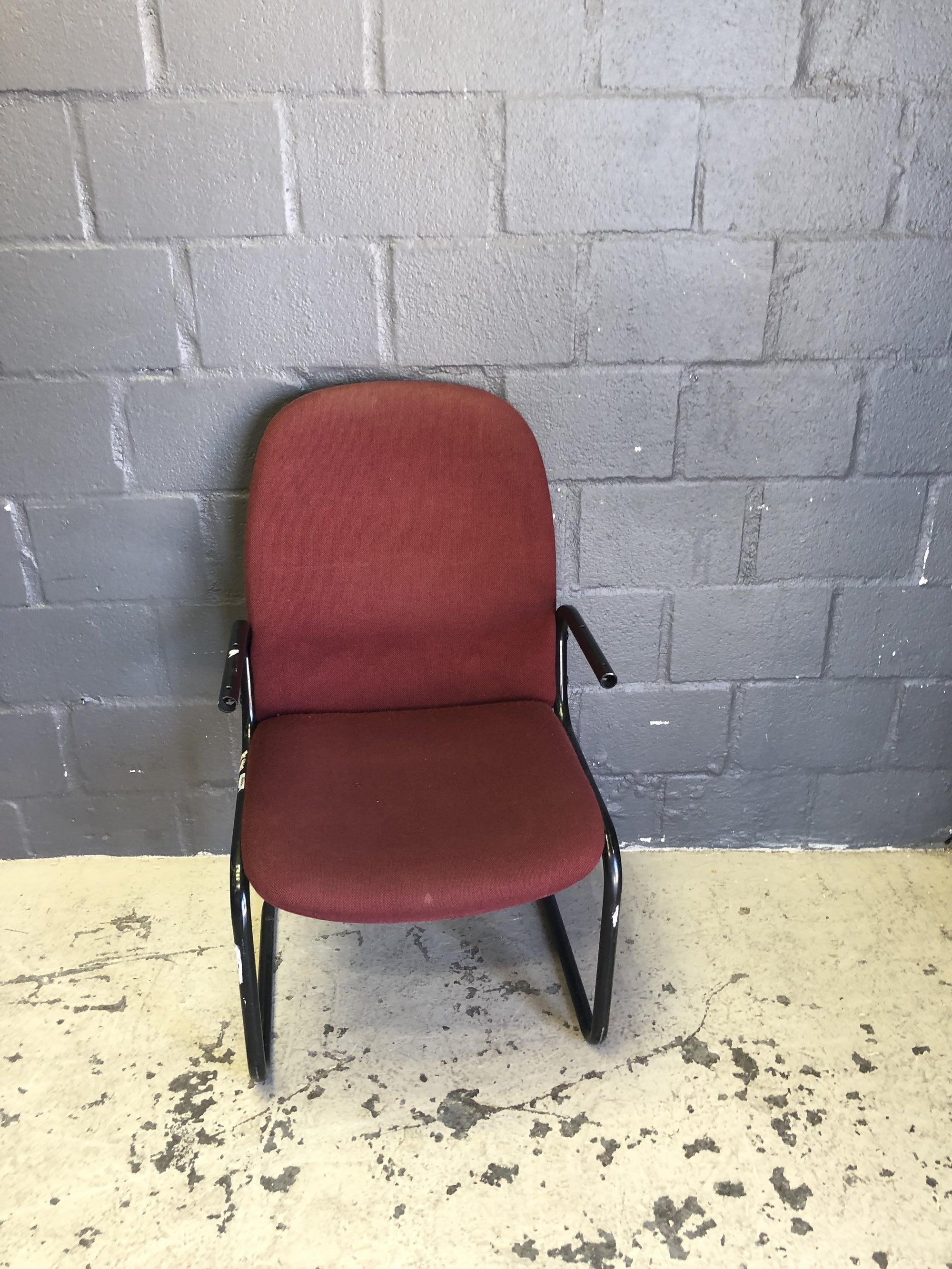 Red Visitors Chair - 2ndhandwarehouse.com