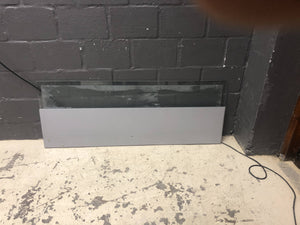 Glass And Metal Office Divider - 2ndhandwarehouse.com