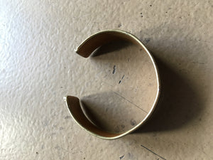 Vintage Brass Bracelet - 2ndhandwarehouse.com