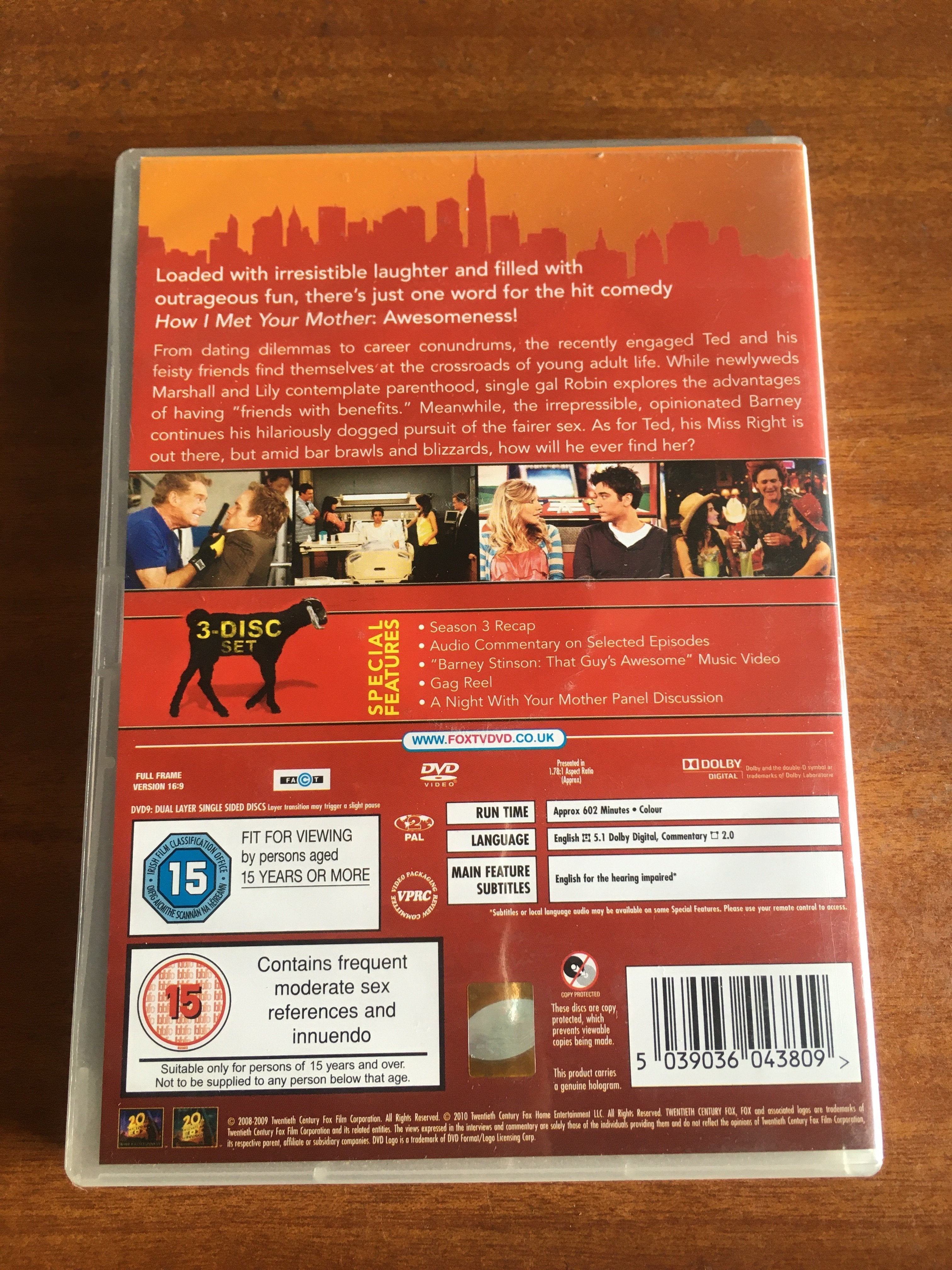 How I Met Your Mother: Season 2 - DVD - VERY GOOD 24543467281