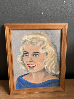 Blonde Woman Painting - 2ndhandwarehouse.com