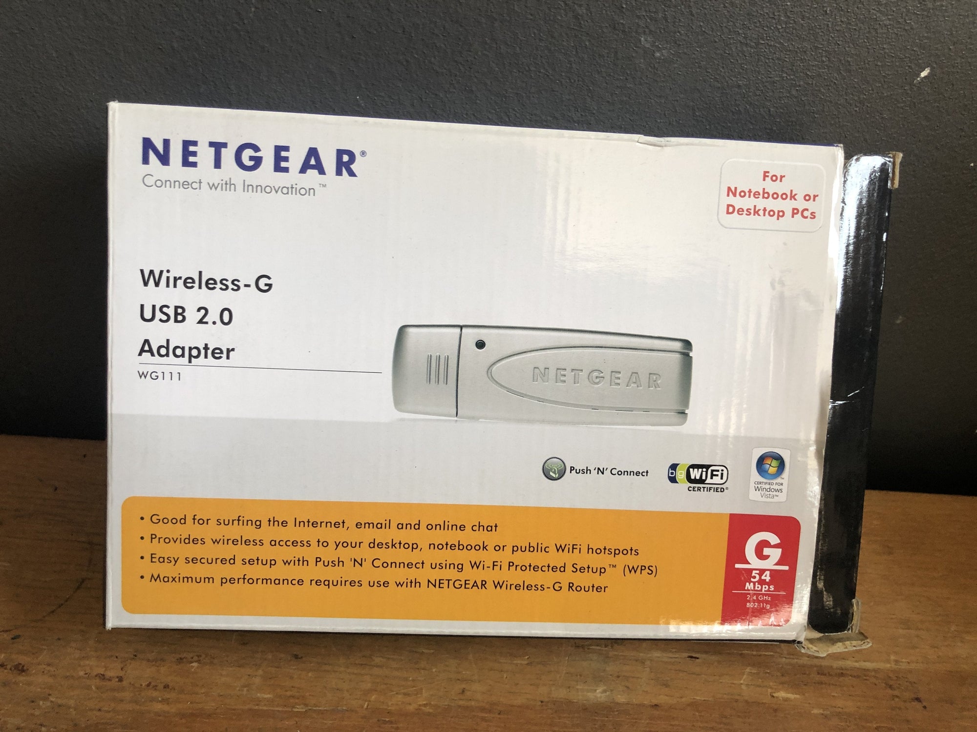 Netgear Wireless G USB 2.0 Adapter - 2ndhandwarehouse.com