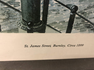 St. James Street, Burnly, Circa 1899 - David G Diggins (Limited Print) - 2ndhandwarehouse.com