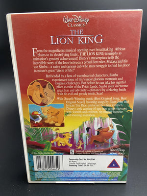 Lion King (Vhs) - 2ndhandwarehouse.com