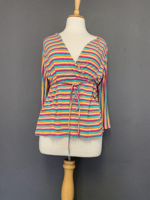 Stripped Loose Fit Top - 2ndhandwarehouse.com