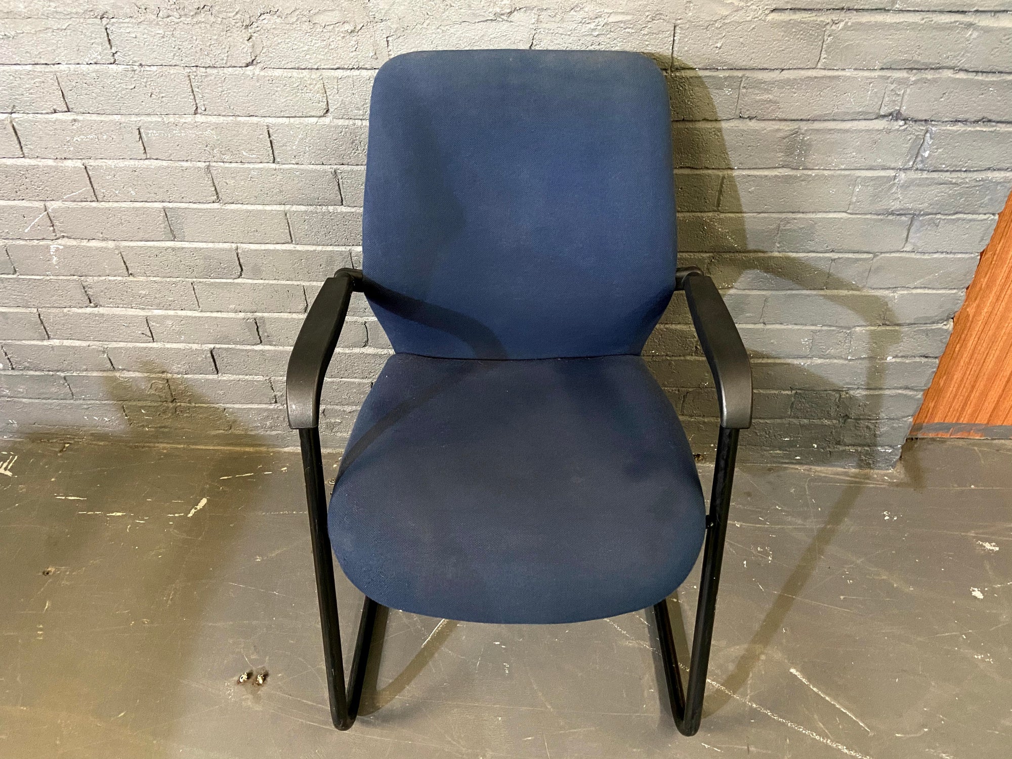 Blue Visitor Chair - 2ndhandwarehouse.com