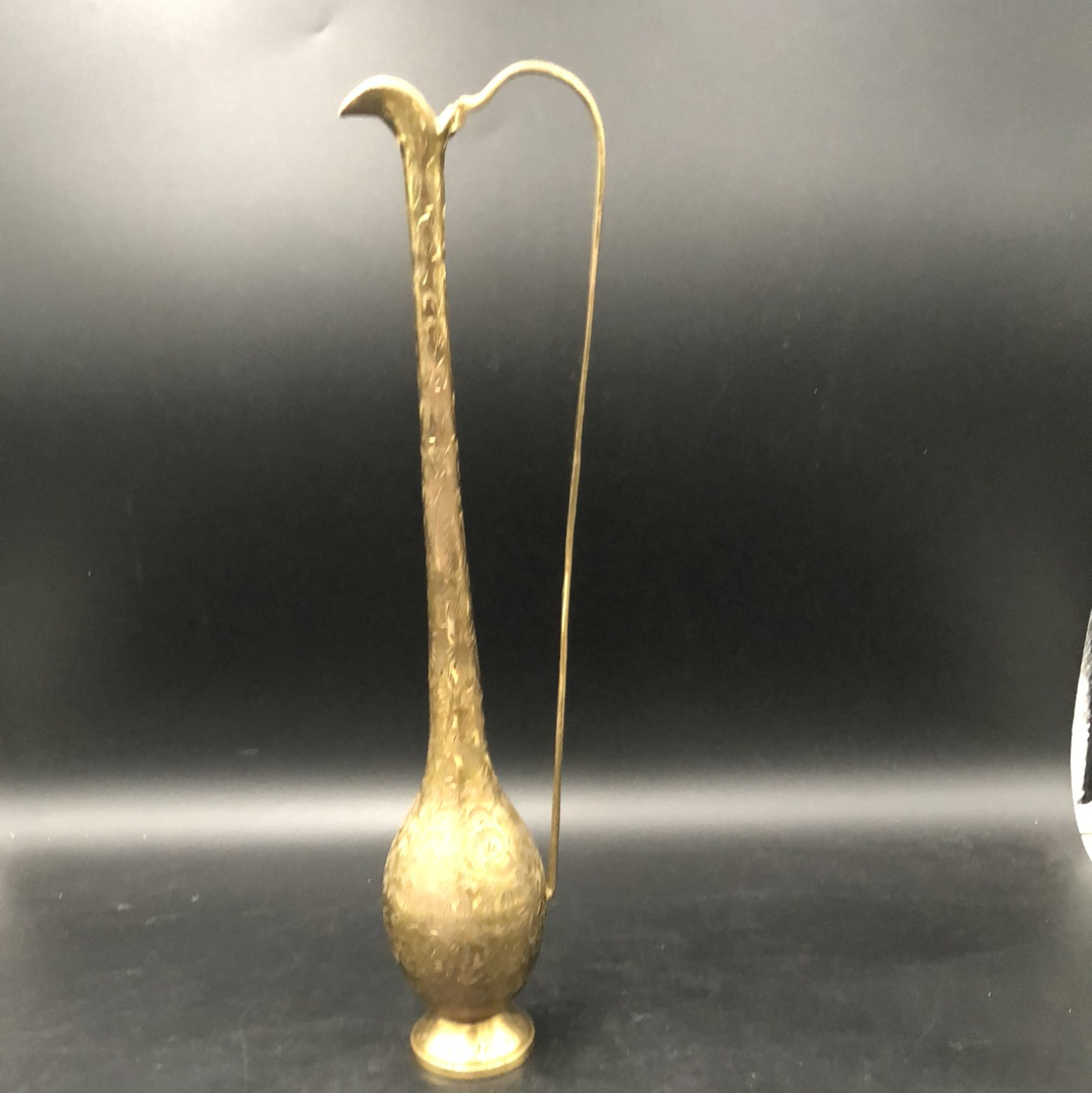 Brass Long Neck Jar - 2ndhandwarehouse.com
