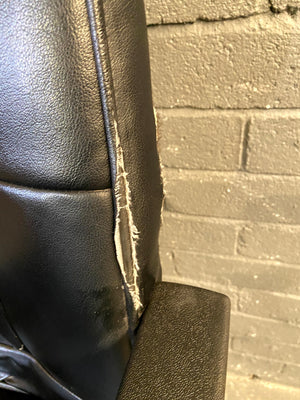 Faux Leather office chair(slight damage) - 2ndhandwarehouse.com