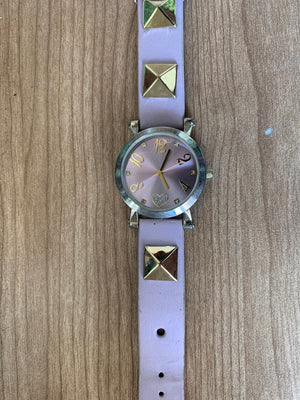 Purple and Gold stud Watch