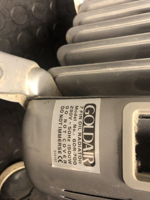 Goldair  7 Fin Oil Heater