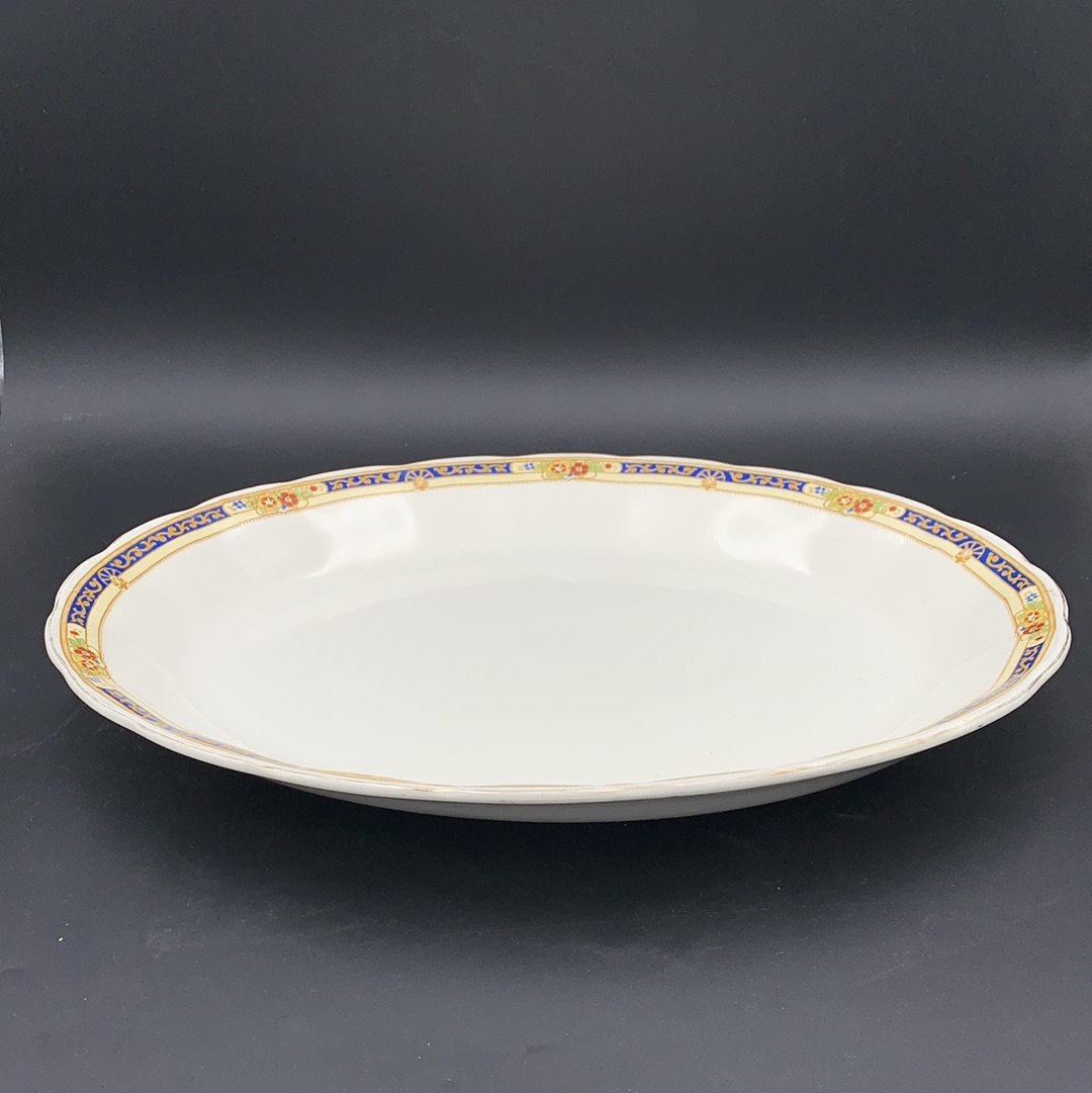 Retro Plater with Floral print on the rim