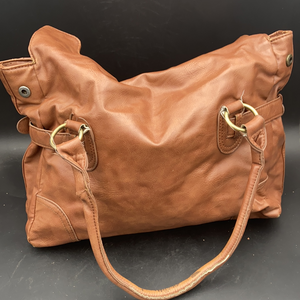 Brown handbag - peeling