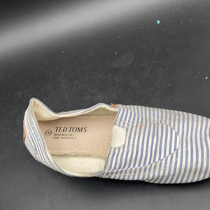 TED TOMS Blue and white shoe