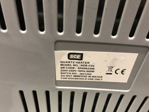 SCE Three bar heater - REDUCED (1 element working) - PRICE DROP - PRICE DROP