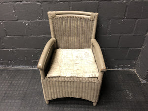 Rattan Arm Chair with Cushion
