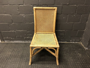 Cane Chair (slightly damaged) - PRICE DROP - PRICE DROP