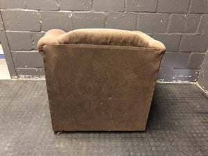 Tan One Seater Couch