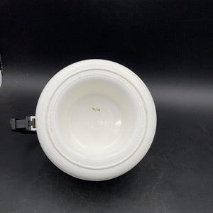 White plastic kettle