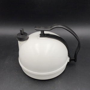 White plastic kettle