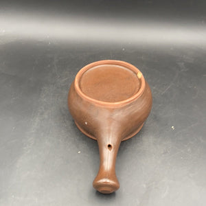 Brown hand made pot