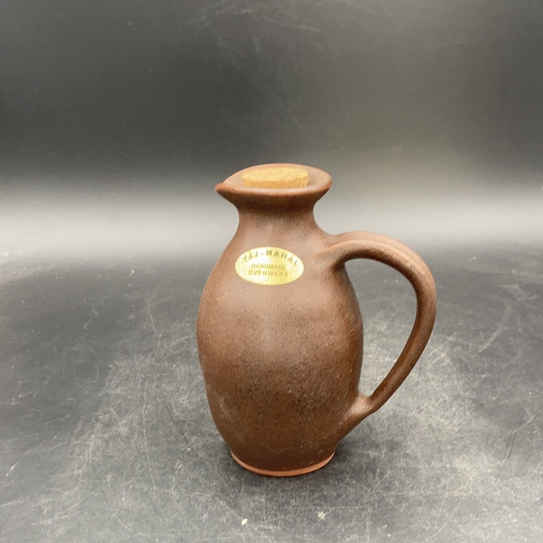 Brown handmade jar