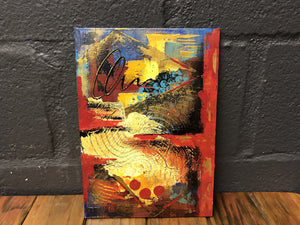 Abstract fire and smoke Canvas