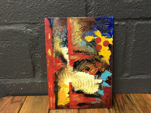 Abstract fire and smoke in water Canvas