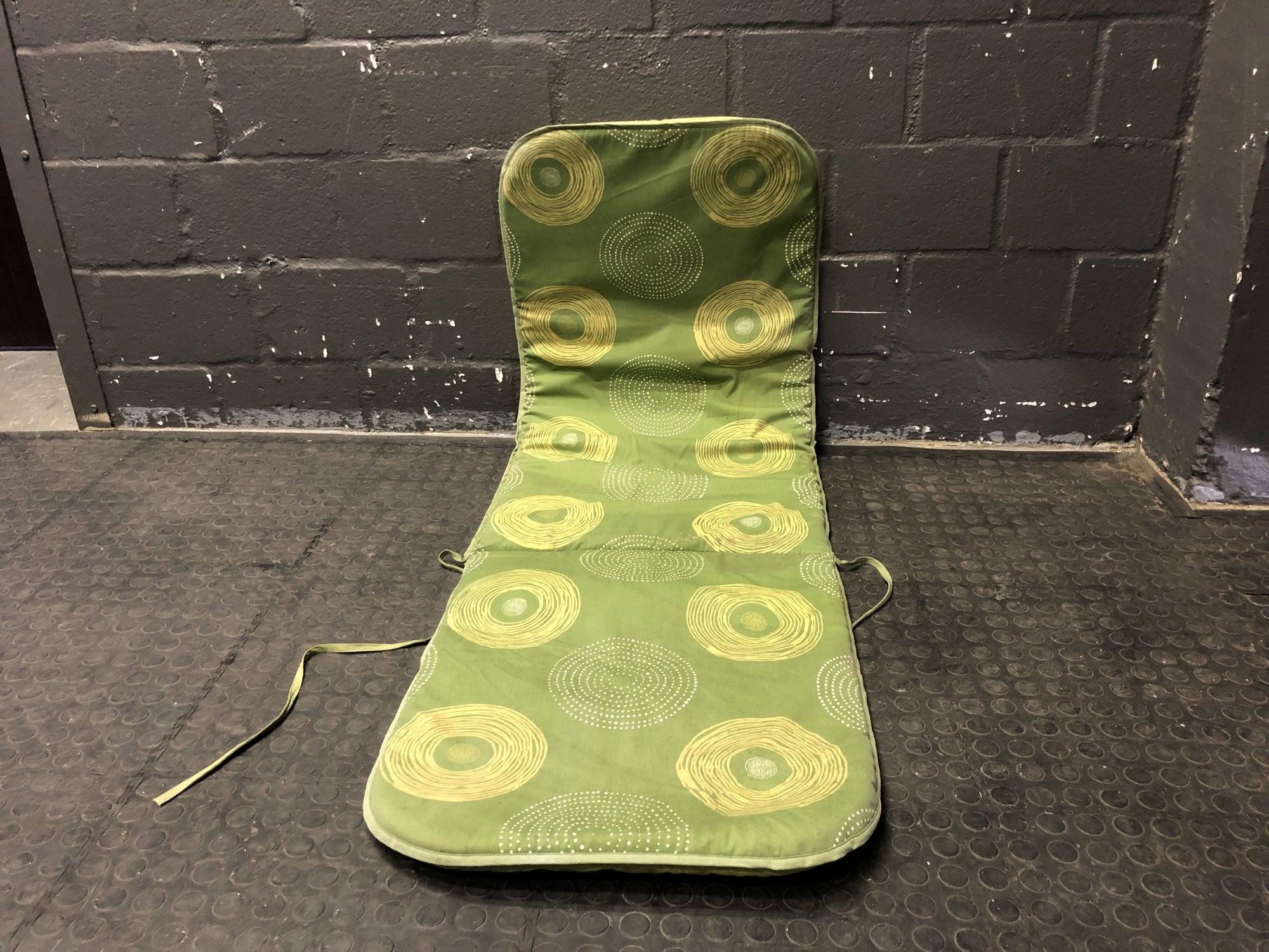 Green Pool Lounger Cushion