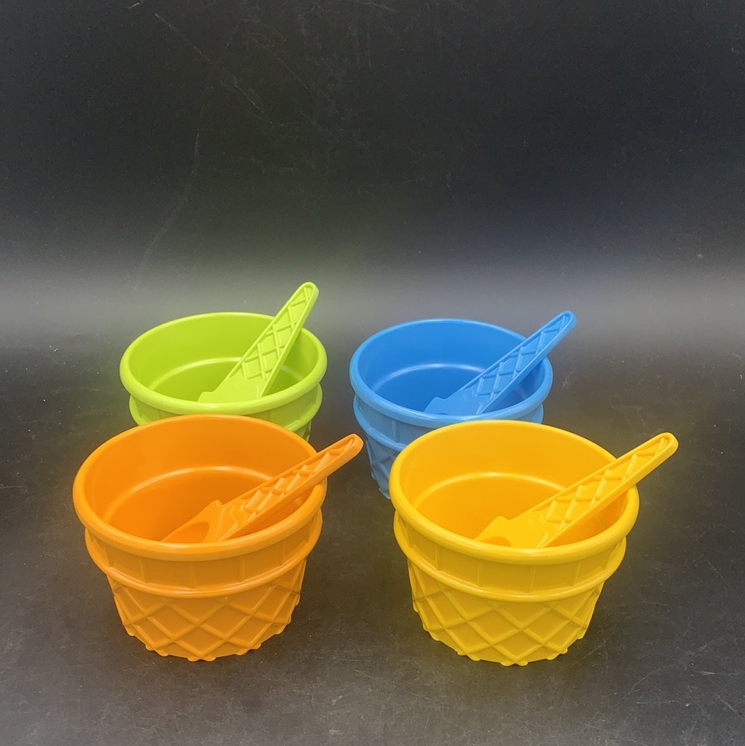 Set of Ice cream cups