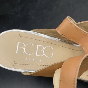 BCBG Tan Wedge Shoe