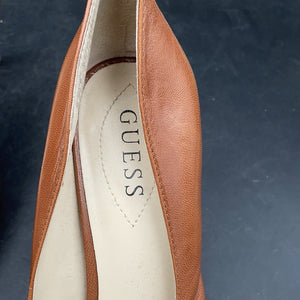 GUESS brown heels size 8